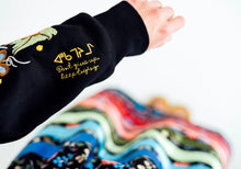 Load image into Gallery viewer, Black Cycle Breaker Crewneck