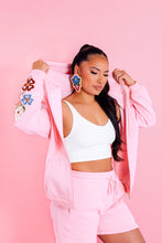 Load image into Gallery viewer, You Are Someone’s Good Medicine – Pink Zip-Up Hoodie