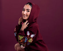 Load image into Gallery viewer, You Are Someone’s Good Medicine – Maroon Zip-Up Hoodie