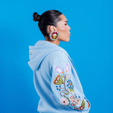 Load image into Gallery viewer, You Are Someone’s Good Medicine – Blue Zip-Up Hoodie