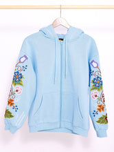 Load image into Gallery viewer, You Are Someone’s Good Medicine – Blue Zip-Up Hoodie
