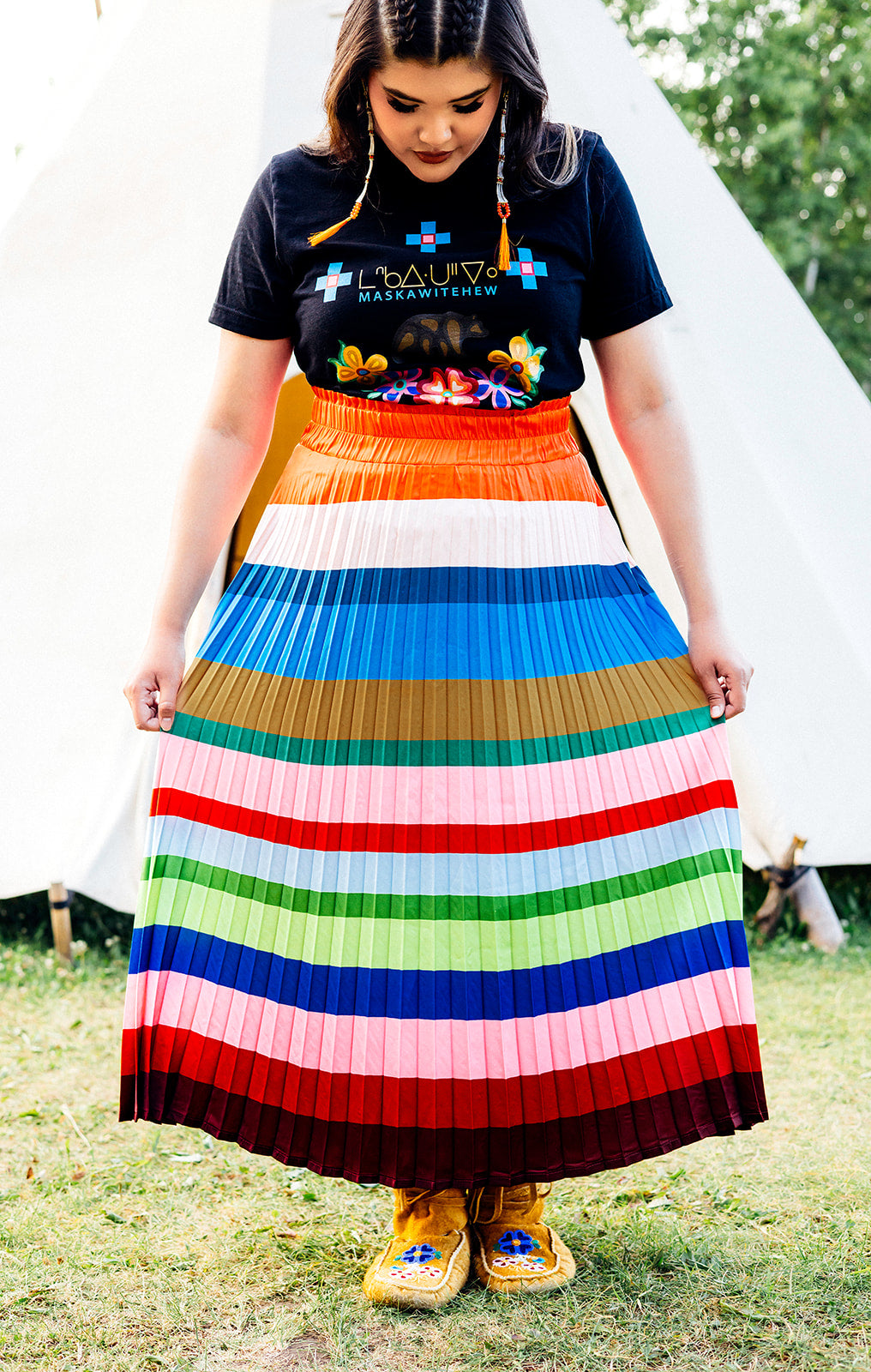 Ribbon Pattern Skirt – Maskawitehew