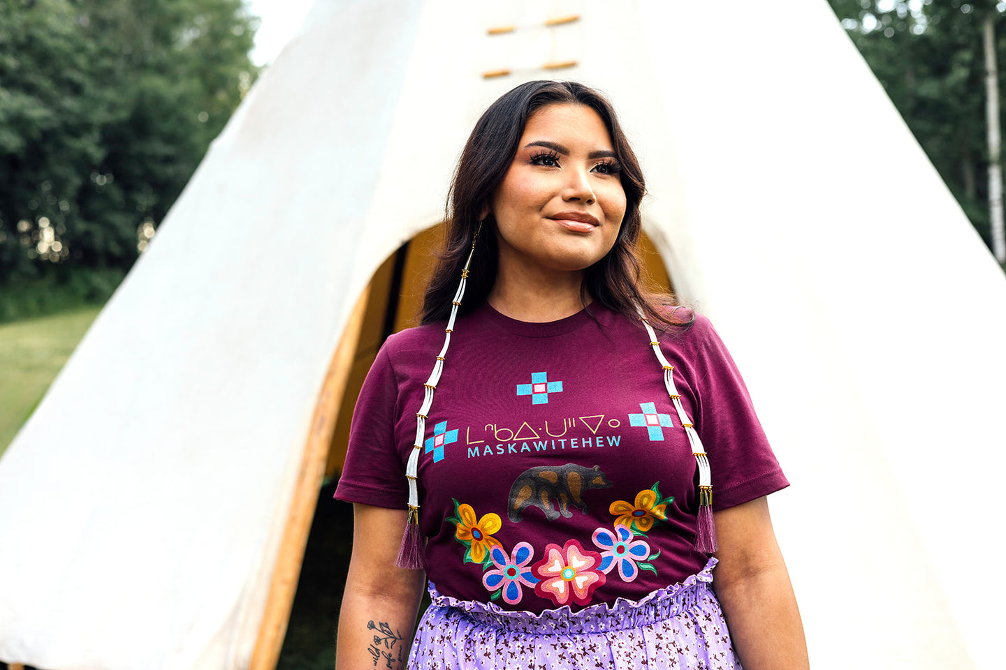 Burgundy Tee