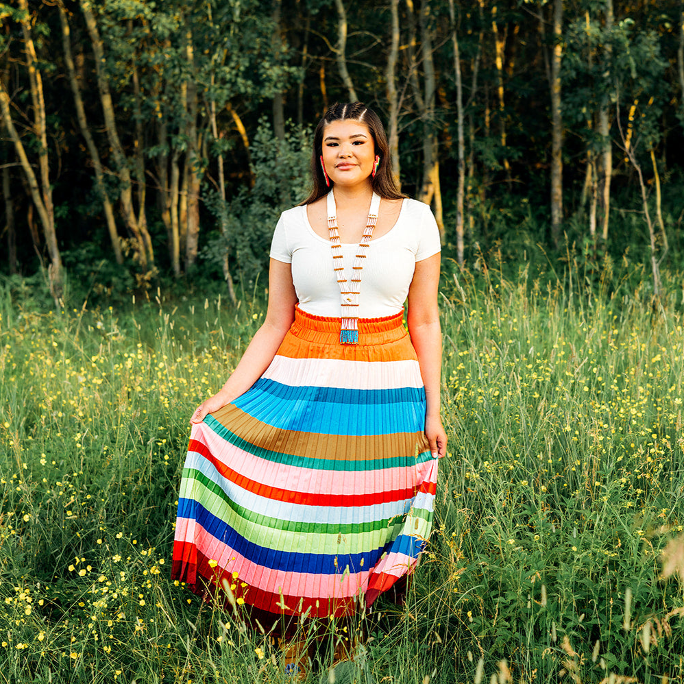 Ribbon Pattern Skirt – Maskawitehew