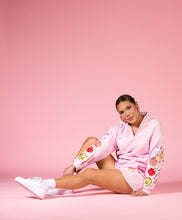 Load image into Gallery viewer, Petal Pink Spirit in Bloom Quarter Zip
