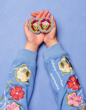 Load image into Gallery viewer, Cornflower Blue Spirit in Bloom Quarter Zip

