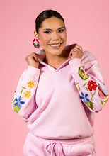Load image into Gallery viewer, Petal Pink Spirit in Bloom Quarter Zip
